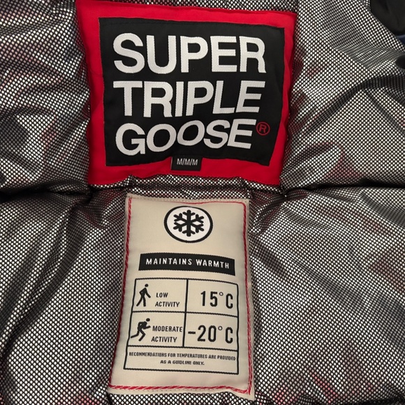 NEW Super Triple Goose Vegan Winter Jacket Size Medium - Picture 8 of 10